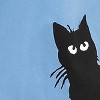 Collections Etc 2-Piece Curious Kittens Short Sleeve Capris Pant Pajama Set - 4 of 4