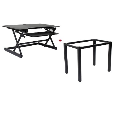 target desk with outlet