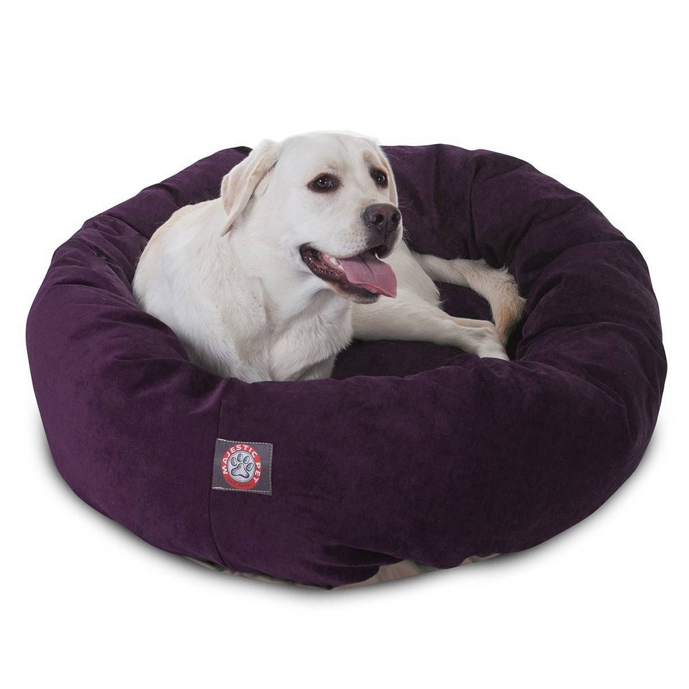 Photos - Bed & Furniture Majestic Pet Bagel Dog Bed - Bougainvillea 