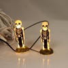 Department 56 Accessory 2.5 Inch Lit Skeleton Yard Decor Halloween , Halloween Village Accessory (2PC) - 2 of 3