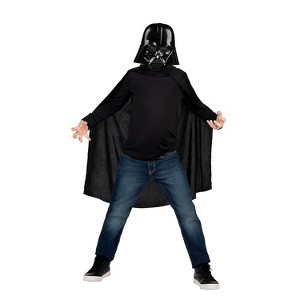 Jazwares Star Wars Boys' Darth Vader A New Hope Halloween Costume Costume Accessories Sets 2pk - Black One Size Fits Most - 1 of 4