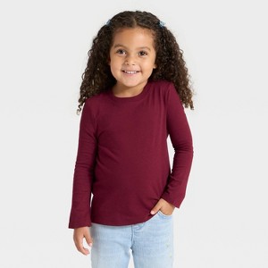 Toddler Girls' Long Sleeve T-Shirt - Cat & Jack™ - 1 of 3