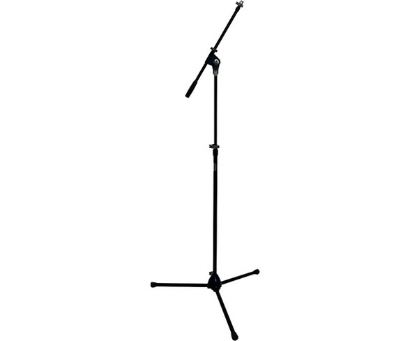 Peak Music Stands SMZ-20 Tripod Mic Stand Zinc Base and Telescoping Boom Black