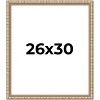 PosterPalooza | 26x30 Modern Bamboo Picture Frame, UV Acrylic, 5 Finishes - 2 of 4