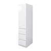 YOOCOZZ Kitchen Pantry Storage Cabinet with Doors,Shelves and Drawers-White - 3 of 4