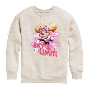 Boys' - Paw Patrol - Skys The Limit Graphic Long Sleeve Fleece Sweatshirt - 1 of 4
