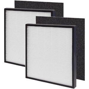 Nispira FLT5900 Filter J True HEPA + Carbon Filter Set Replacement for GermGuardian FLT5900 Filter J Air Purifier AC5900WCA and AC5900WDLX. 2 Packs - 1 of 3