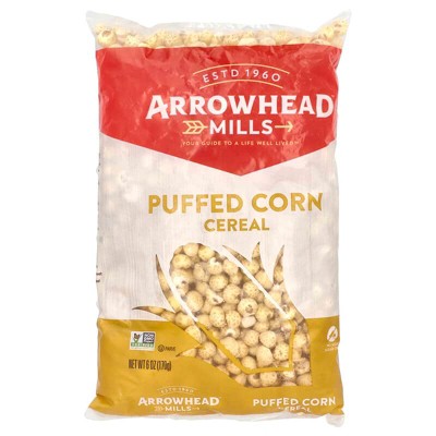 Arrowhead Mills, Puffed Corn Cereal, 6 oz