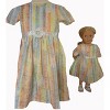 Doll Clothes Superstore Size 10 Matching Girl And Doll Pastel Colors and Glitter Dresses - 2 of 4