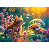 500 Piece Jigsaw Puzzle, Magical Morning, Cute kittens, Magical garden, Glowing flowers, Charming, Adult Puzzle, Castorland B-53841 - 2 of 4