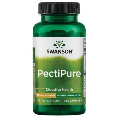 Swanson Dietary Supplements Pectipure Modified Citrus Pectin 600 mg 60 Caps.