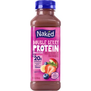 Naked Protein Double Berry Protein Zone Juice Smoothie  -15.2 fl oz - 1 of 4