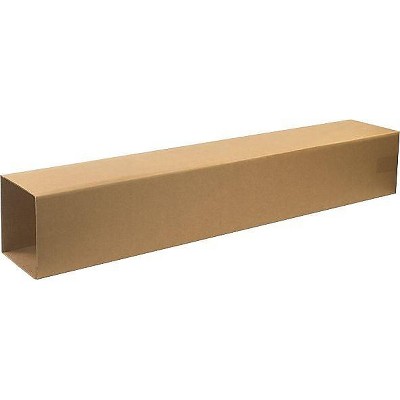 The Packaging Wholesalers 8" x 8" x 48" Shipping Boxes 32 ECT Brown 20/Bundle Box 1 of 2
