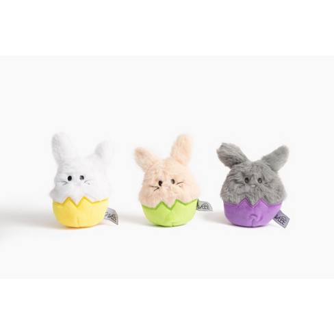 Peeps Plush Bunny Squeaky Toy (blue) : Target