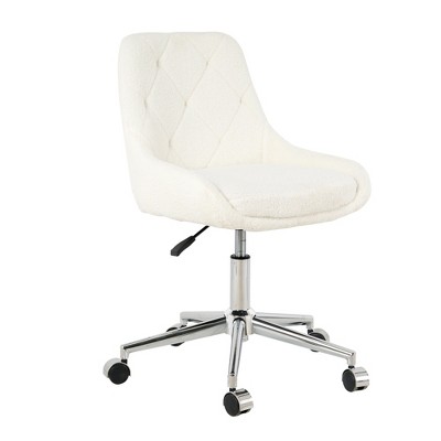 Ridstar Modern Adjustable Swivel Office Chair For Vanity & Office-Beige