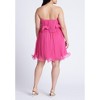 ELOQUII Women's Plus Size Ruffle Hem Mini Dress - 3 of 3
