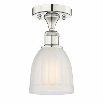Brookfield - 1 Light Semi-Flush Mount In Industrial Style-9.75 Inches Tall and 5.75 Inches Wide