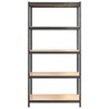 VidaXL 5-Layer Heavy-duty Shelf Gray Steel&Engineered Wood - 4 of 4