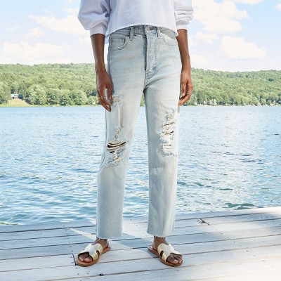 high waisted boyfriend jeans target