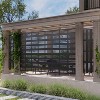 PexFix 72 in. x 35 in. Outdoor Privacy Rectangle Screen Galvanized Steel Panel Divider in Black - 2 of 4