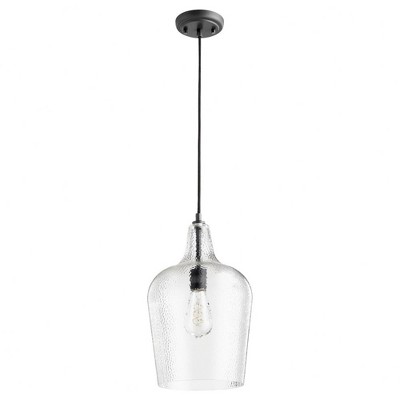 Quorum Lighting 1 - Light Pendant in  Noir