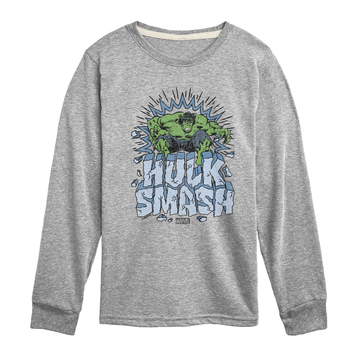 Boys' - Marvel - Hulk Smash Long Sleeve Graphic T-Shirt