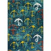 Unique Loom Outdoor Coastal Collection Area Rug - Anchorwave (' " x ' "  ) - 2 of 4