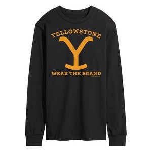 Men's - Yellowstone - Wear The Brand Y Long Sleeve Graphic T-Shirt - 1 of 4