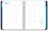 Global Printed Products Hardcover AY 2025-2026 Fashion Planner - 8.5"x11" (Navy Gold Numbers) - 2 of 4