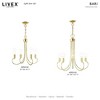 Livex Lighting Bari 5 - Light Chandelier in  Polished Brass - 3 of 4