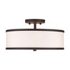 Livex Lighting Park Ridge 3 - Light Semi-Flush Mount in  Bronze - 3 of 4