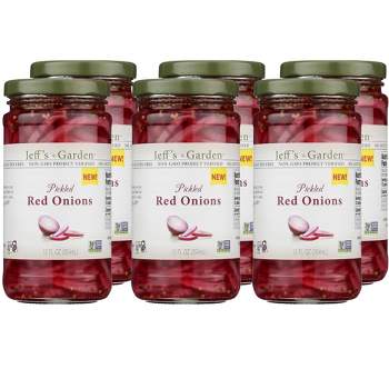 Jeff's Garden Pickled Red Onions - Case of 6/12 oz