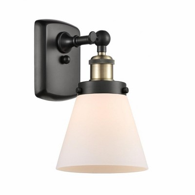 Cone - 1 Light Wall Sconce In Industrial Style-11 Inches Tall and 6 Inches Wide