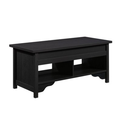 Dawson Trail Lift Top Coffee Table Raven Oak - Sauder: Modern Rectangular Living Room Furniture with Storage Shelf