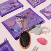 Glamlily Set of 8 Mesh Makeup Bags with Zipper (3 Size, Purple) - 2 of 4
