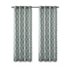PAGED Fretwork Print Grommet Top Window Curtain Panel, Light Filtering Privacy Curtain for Bedroom & Living Room - 3 of 4