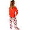 Barbie Girls' Christmas Santa Characters Tis The Season Sleep Pajama Set Pink - 2 of 4