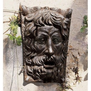 Design Toscano The Rotherfield Pub Greenman Cast Iron Wall Frieze - 1 of 4