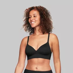 Simply Perfect by Warner's Women's Longline Convertible Wirefree Bra - Black 38C