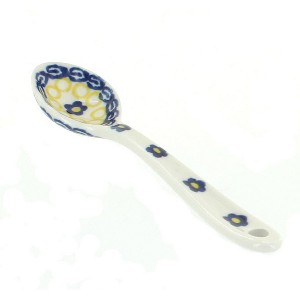 Blue Rose Polish Pottery 592 Ceramika Artystyczna Sugar Spoon - 1 of 1