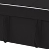 Velvet Multi-Functional Sleeper Sofa | Pull-Out Bed + Chaise Lounge with Adjustable Backrest - 2 of 4