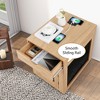 Tangkula Furniture Style Dog Crate Cage End Table w/ Lockable Door Chew-proof Metal Grid - 4 of 4