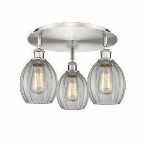Eaton - 3 Light Flush Mount In Industrial Style-10.5 Inches Tall and 17.25 Inches Wide - 1 of 1