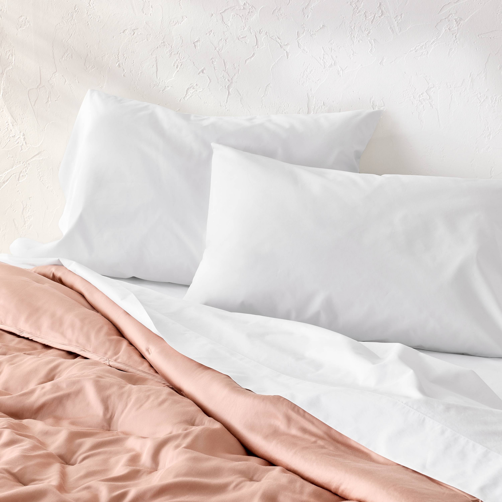 King Percale Pillowcases White - Casaluna™