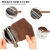 FATMOON Small Crossbody Bags for Women Cell Phone Purse Leather Triple Compartment Handbags Wallet Purses with Card Slots - 4 of 4