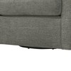 Swivel Ultra-Soft Performance Fabric Barrel Chair with Reversible Seat, Pocket Coil Cushion, and 360-Degree Swivel - 4 of 4