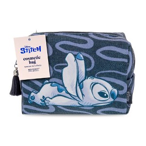 Mad Beauty Stitch Denim Cosmetic Bag - 1 of 3