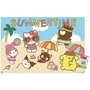 Trends International Hello Kitty and Friends: 22 Seize The Moment - Beach Unframed Wall Poster Prints - 1 of 4