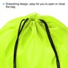 Unique Bargains Gym Sports Outdoor Traveling Nylon Polyester Drawstring Storage Bag 5 Pcs - 3 of 3