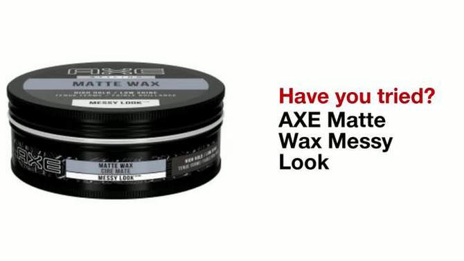 Axe Urban Messy Look Epic Hold Matte Hair Wax - 2.64oz, 2 of 6, play video